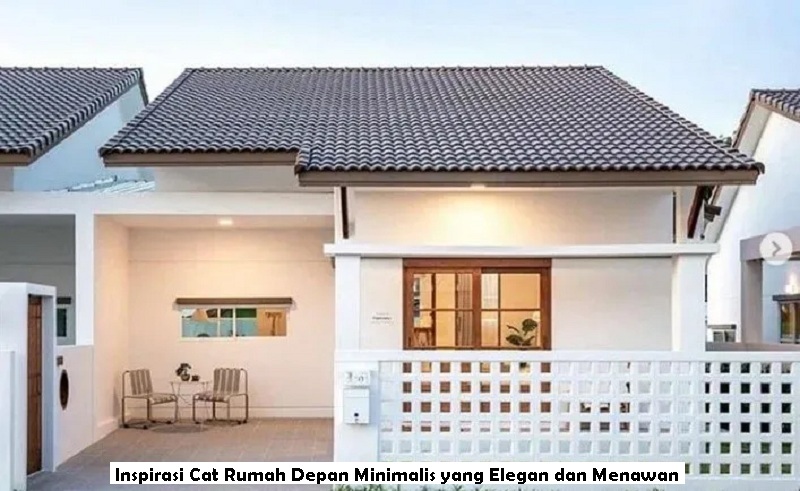 Cat Rumah Depan Minimalis