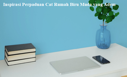 Cat Rumah Biru Muda
