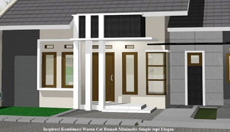 Inspirasi Kombinasi Warna Cat Rumah Minimalis Simple tapi Elegan